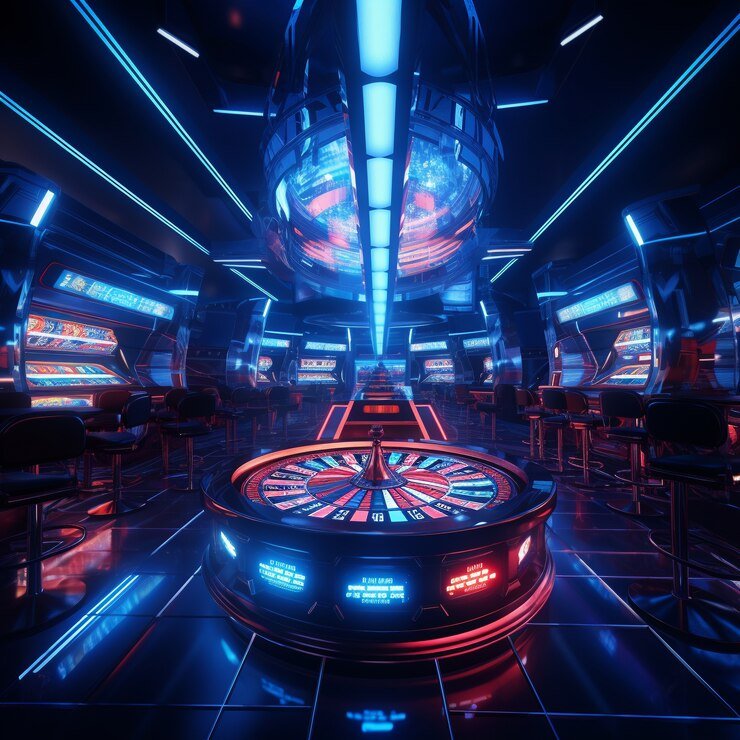 Visualisasi dokumen syarat dan ketentuan dengan tema hijau neon futuristik